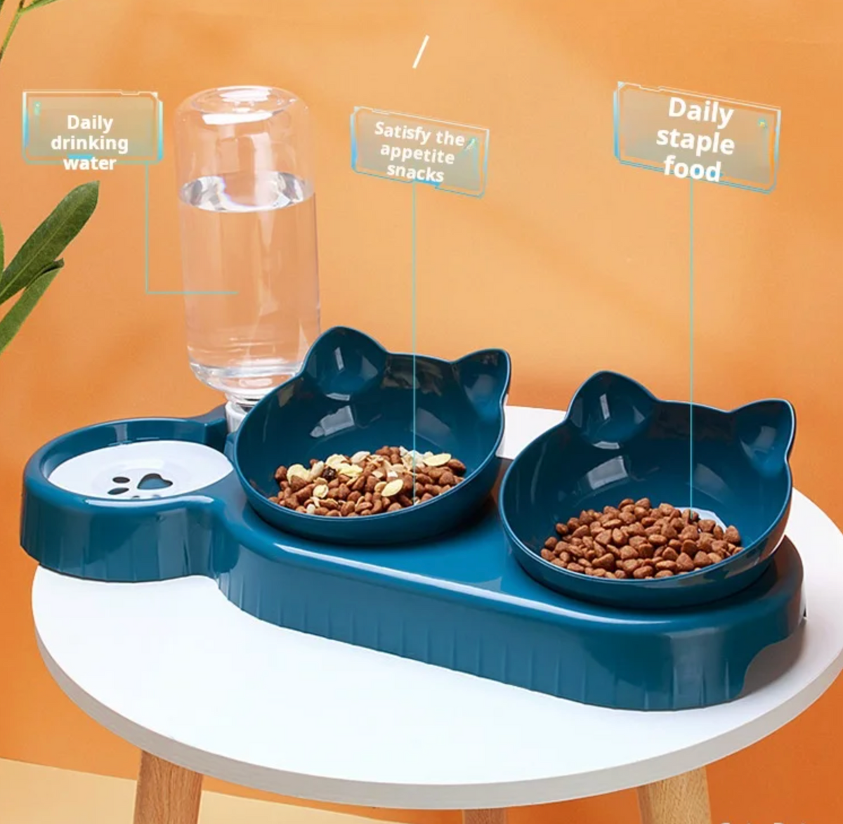 Pet Bowls With Water Feeder