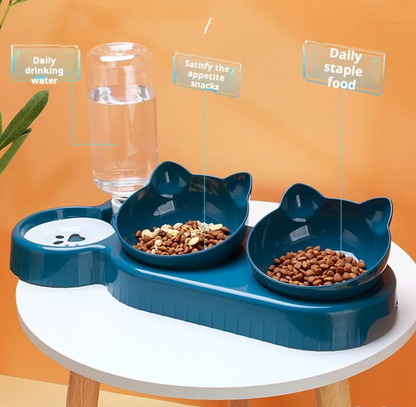 Pet Bowls With Water Feeder