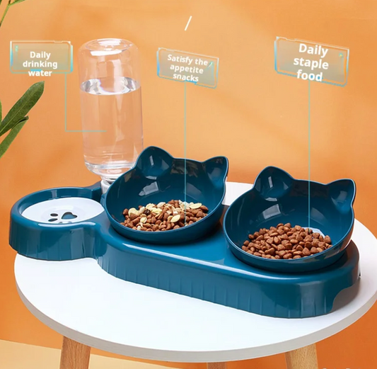 Pet Bowls With Water Feeder
