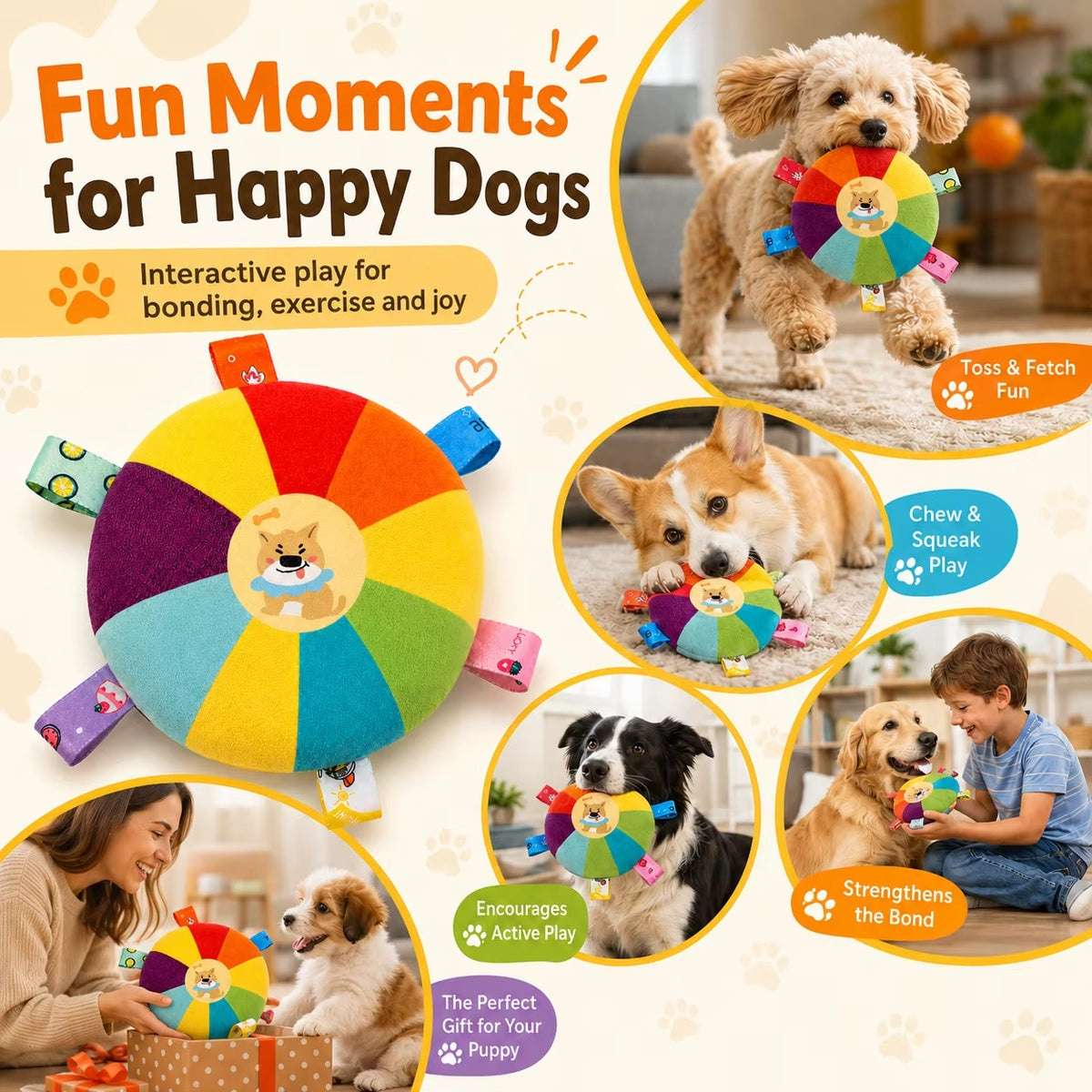 Dog Sounding Plush Toy