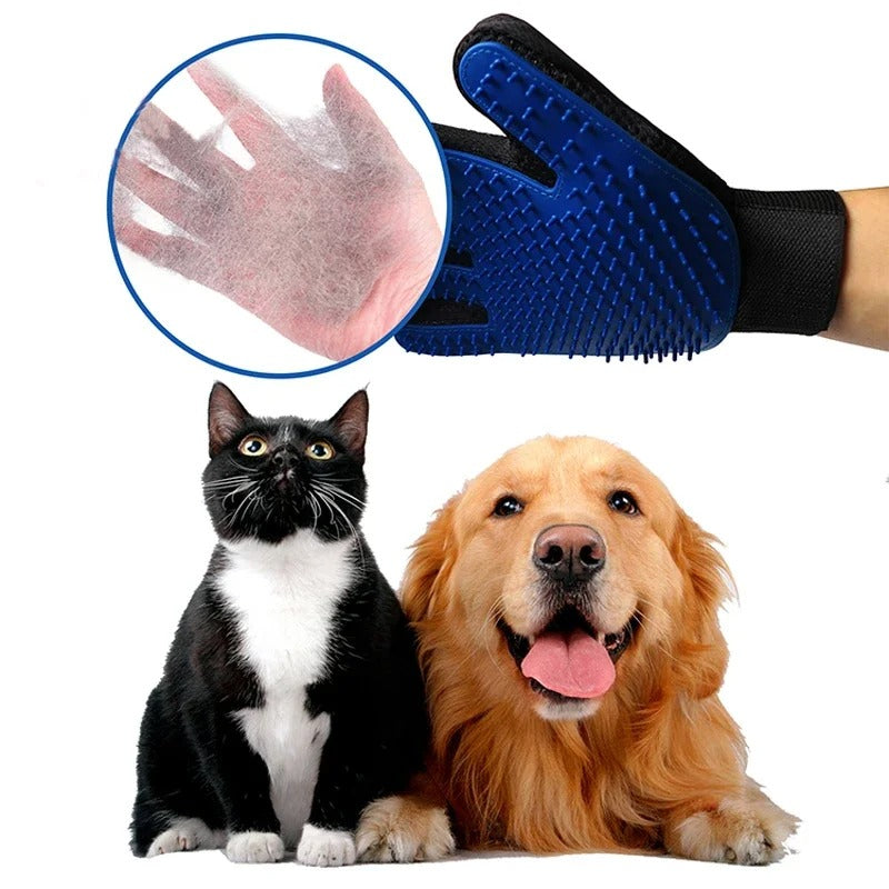 Pet Silicone Grooming Gloves